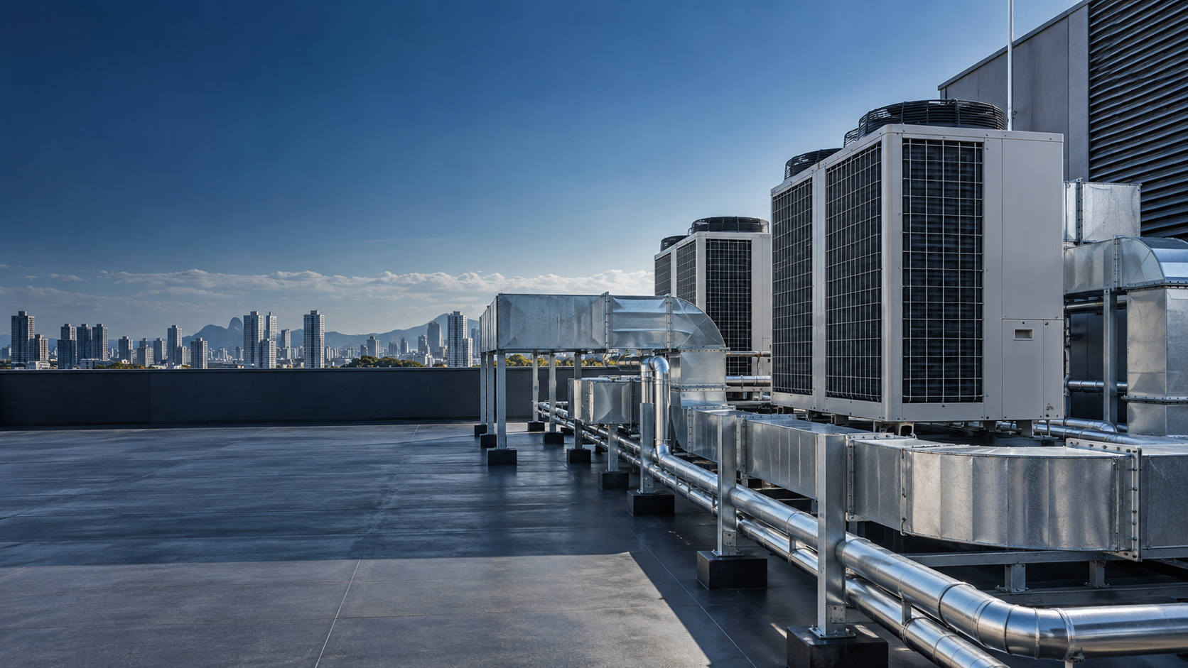 Sistema moderno de climatização e ventilação